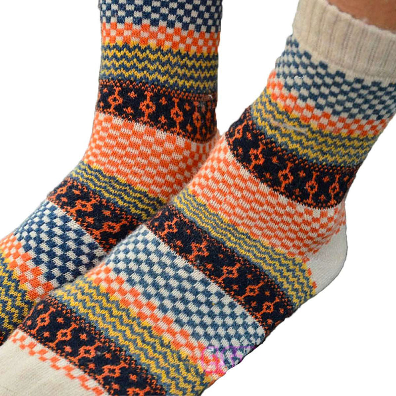 4 Paires De Chaussettes Chaudes Vintage