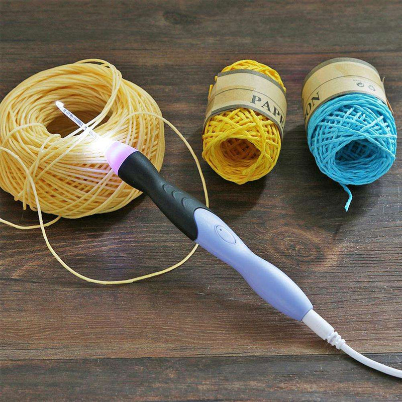 Aiguilles À Crochet À Lumière Led (9 Pièces)