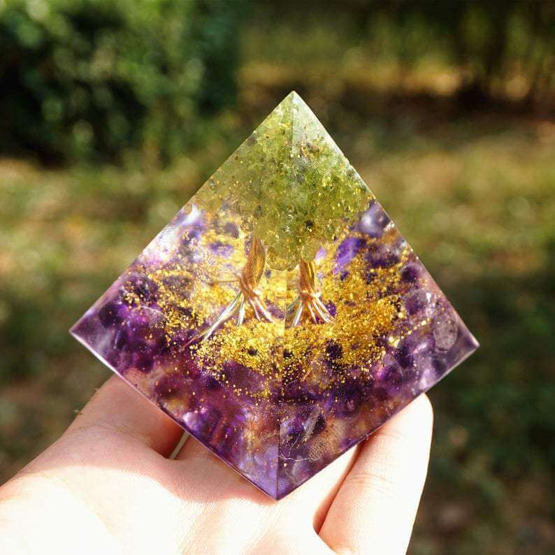Arbre De Vie - Pyramide En Orgonite