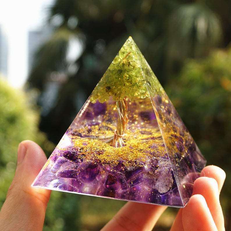 Arbre De Vie - Pyramide En Orgonite