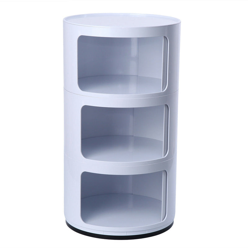 Armoire Moderne Cylindrique À 3 Niveaux