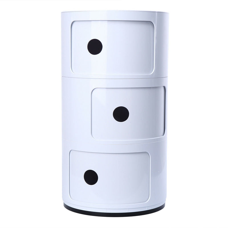 Armoire Moderne Cylindrique À 3 Niveaux