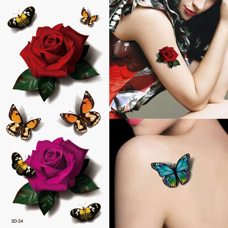 Autocollant De Tatouage Temporaire Pour Le Corps
