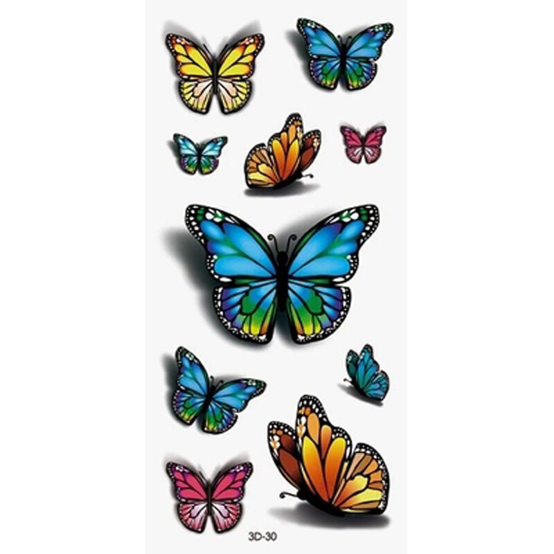 Autocollant De Tatouage Temporaire Pour Le Corps