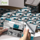 Autocollants Imperméables Pour Carreaux 3D (9 Pièces)