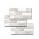 Autocollants Imperméables Pour Carreaux 3D (9 Pièces)