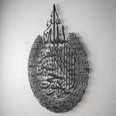 Ayatul Kursi - Art Mural Islamique En Métal