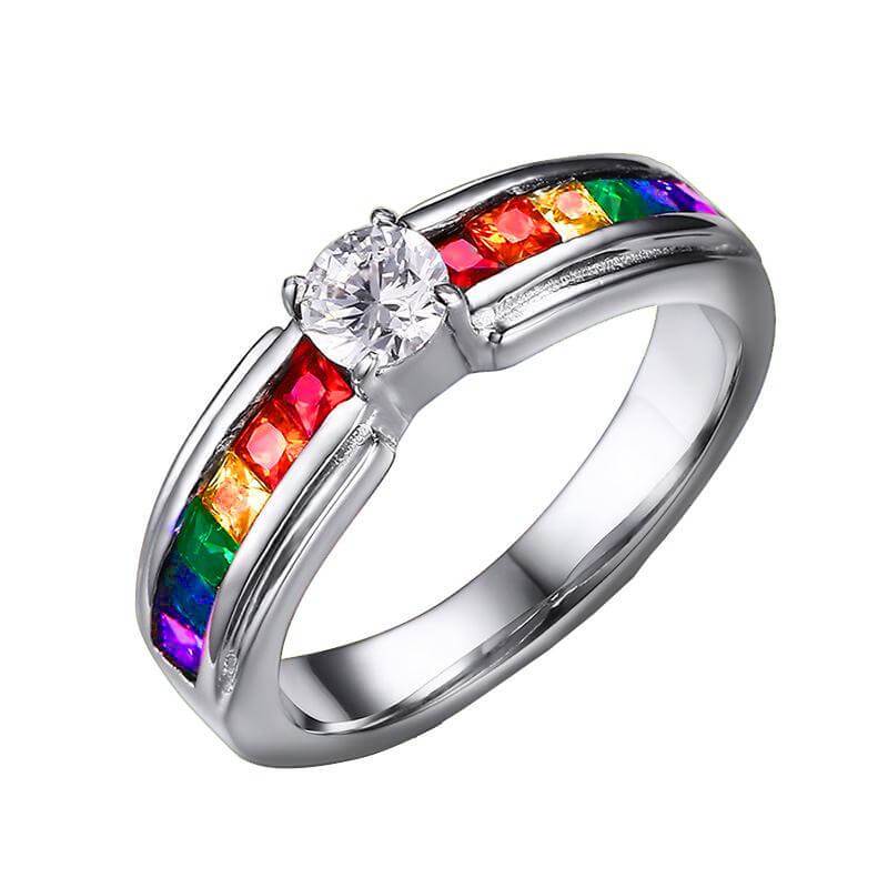 Bague De Promesse De Fierté
