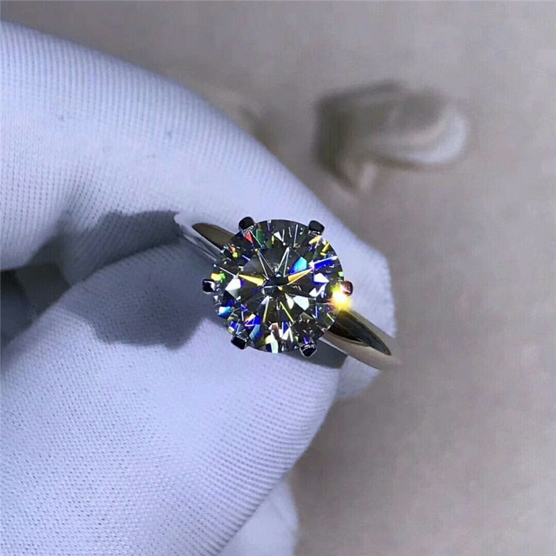 Bague De Promesse En Diamant