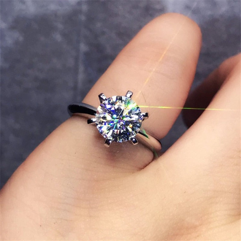 Bague De Promesse En Diamant