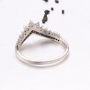 Bague En Argent Sterling En Forme De V