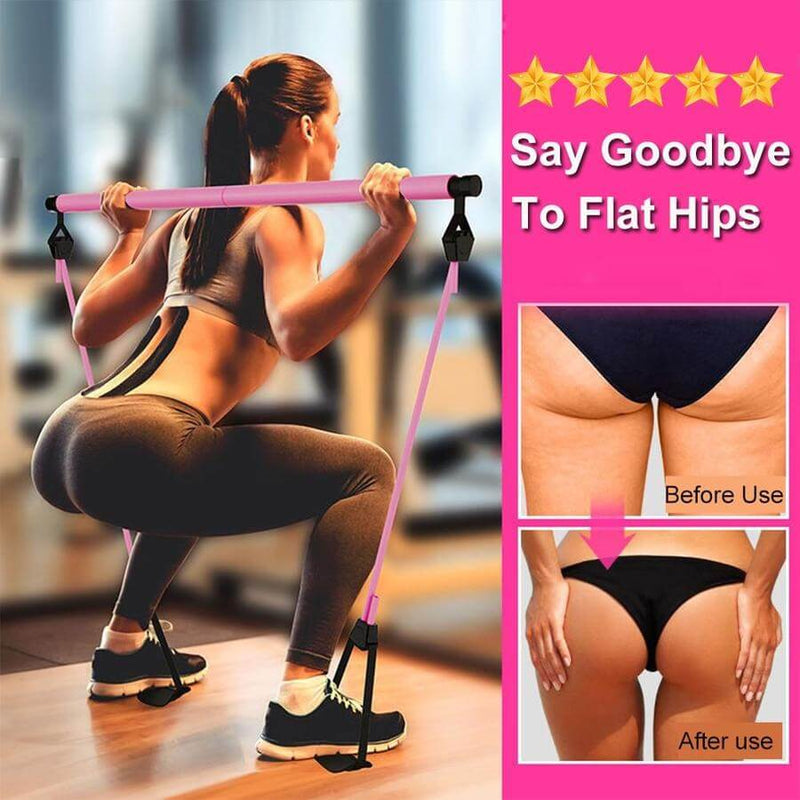 Barre De Pilates Portable - Un Bâton Pour L'Entraînement De Tout Le Corps