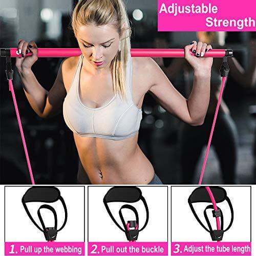 Barre De Pilates Portable - Un Bâton Pour L'Entraînement De Tout Le Corps