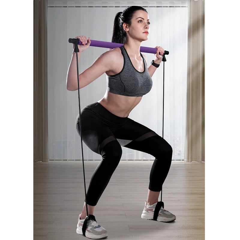 Barre De Pilates Portable - Un Bâton Pour L'Entraînement De Tout Le Corps