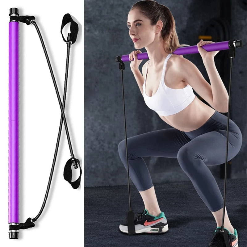 Barre De Pilates Portable - Un Bâton Pour L'Entraînement De Tout Le Corps