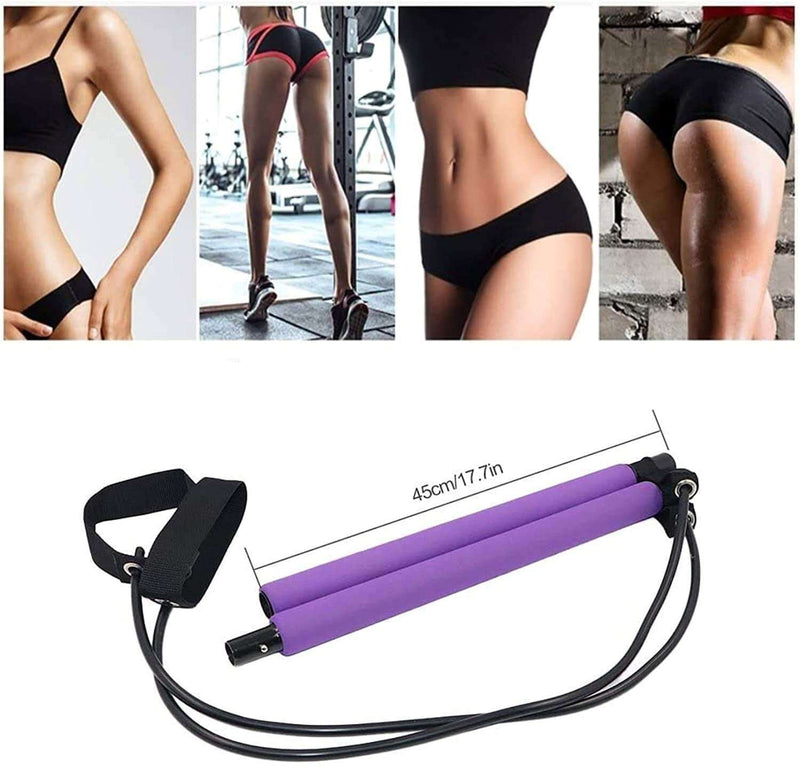 Barre De Pilates Portable - Un Bâton Pour L'Entraînement De Tout Le Corps