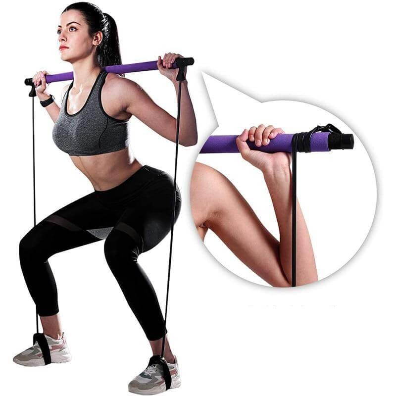 Barre De Pilates Portable - Un Bâton Pour L'Entraînement De Tout Le Corps