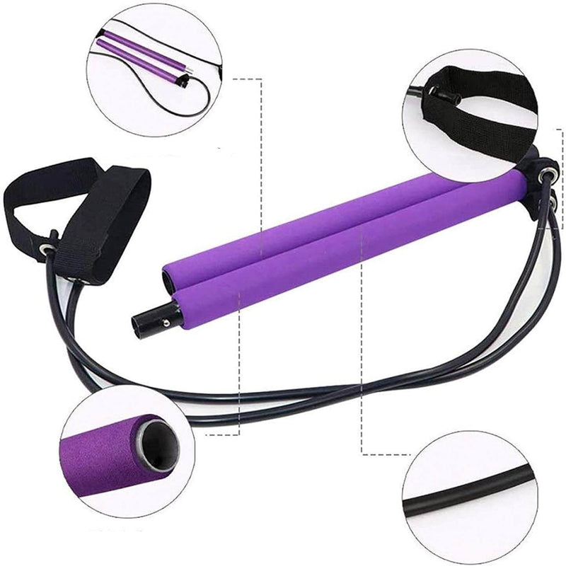 Barre De Pilates Portable - Un Bâton Pour L'Entraînement De Tout Le Corps