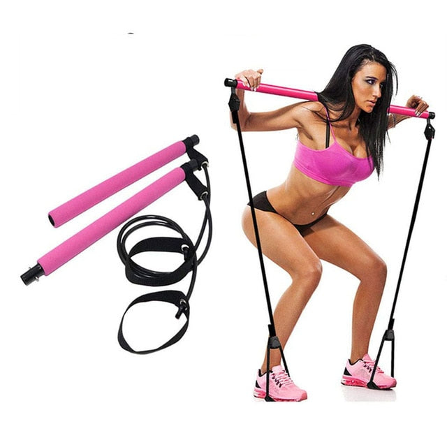 Barre De Pilates Portable - Un Bâton Pour L'Entraînement De Tout Le Corps