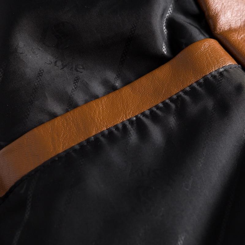 Blazer En Cuir Pour Homme