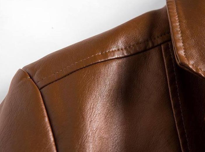 Blazer En Cuir Pour Homme