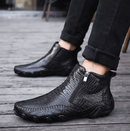 Bottes Chelsea En Cuir De Vache