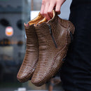 Bottes Chelsea En Cuir De Vache