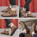 Bottes De Cheville Vintage Cousues À La Main Pour Hommes