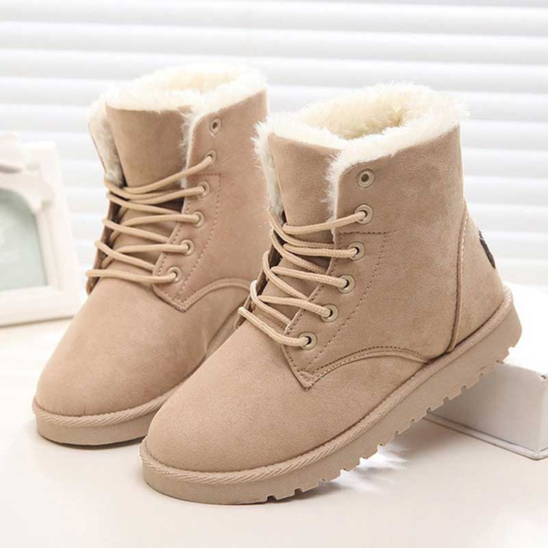 Bottes De Neige En Peluche