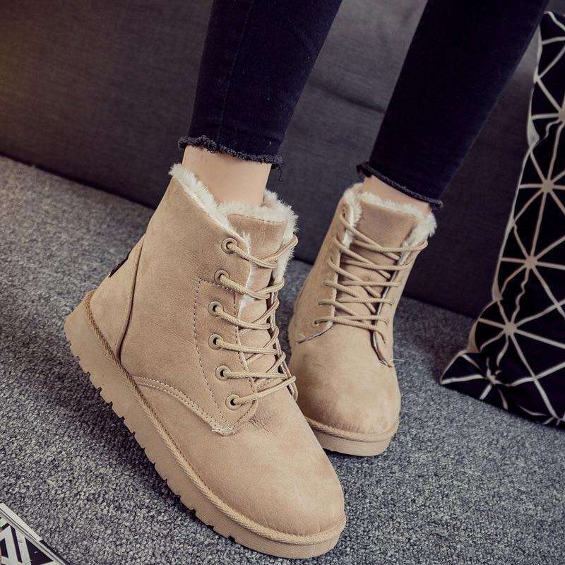 Bottes De Neige En Peluche
