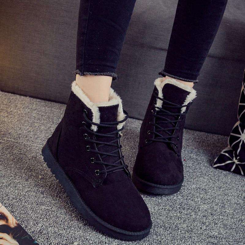 Bottes De Neige En Peluche