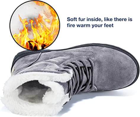 Bottes De Neige En Peluche