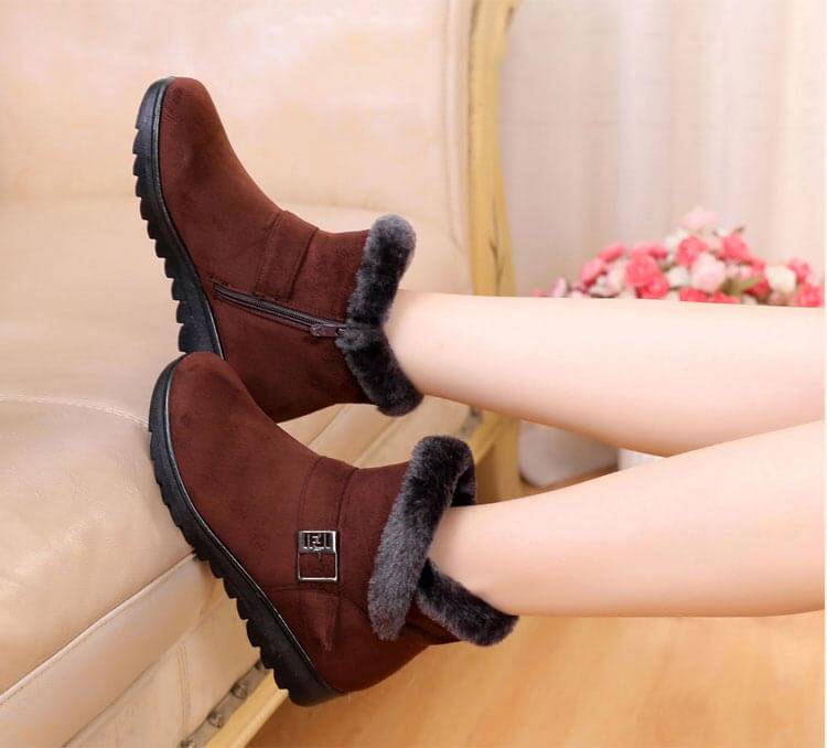 Bottes De Neige En Peluche Pour Femmes