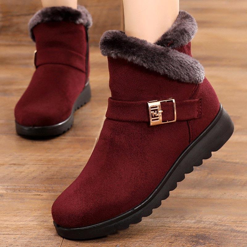 Bottes De Neige En Peluche Pour Femmes