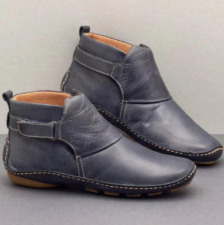 Bottines En Similicuir Pour Femmes