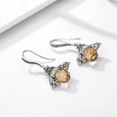 Boucles D'Oreilles Abeille En Cristal