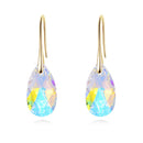 Boucles D'Oreilles En Cristal En Forme De Goutte D'Eau