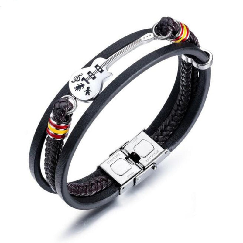 Bracelet En Cuir De Guitare En Édition Limitée