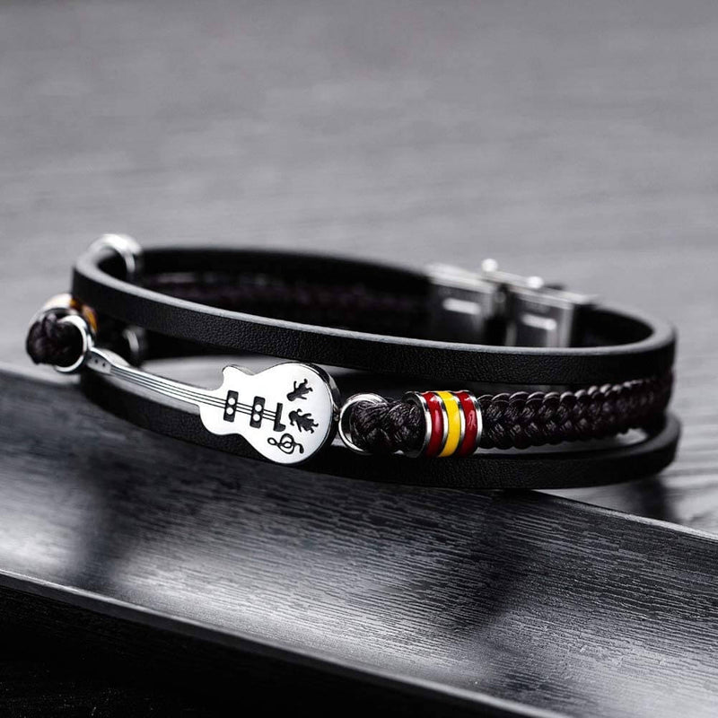 Bracelet En Cuir De Guitare En Édition Limitée