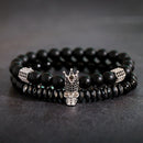 Bracelet En Pierre D'Onyx