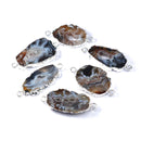 Bracelet Magique Tissé De Labradorite Et De Cristaux Druzy