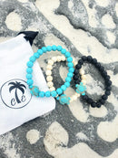 Bracelet Tortue En Perles De Turquoise