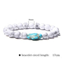 Bracelet Tortue En Perles De Turquoise