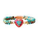 Bracelet Tressé Cœur De La Passion