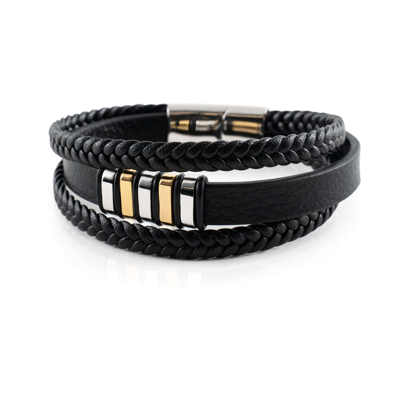 Bracelets Élégants En Cuir Véritable Pour Hommes