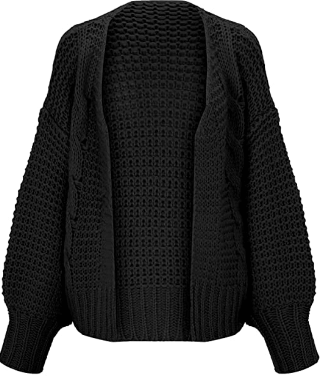 Cardigan En Tricot Épais