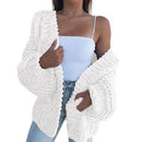 Cardigan En Tricot Épais