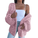 Cardigan En Tricot Épais