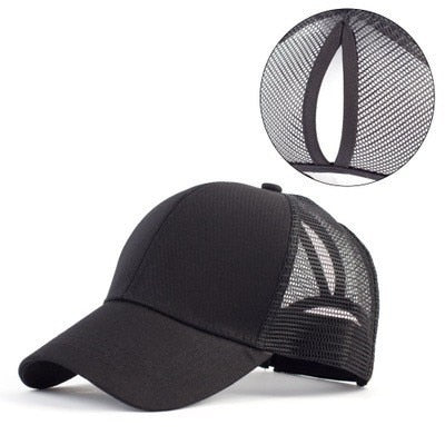 Casquette De Baseball À Chignon Désordonné