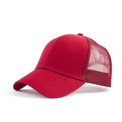 Casquette De Baseball À Chignon Désordonné